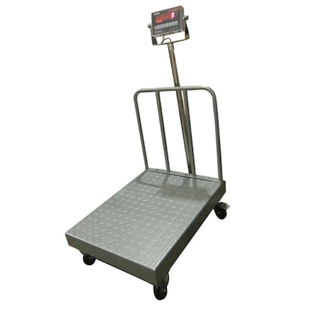 OPTIMA SCALES Optima Scales OP-915BW-2432-1000 Portable Floor Scale - 24 x 32 in.; 1000 x 0.2 lb. OP-915BW-2432-1000